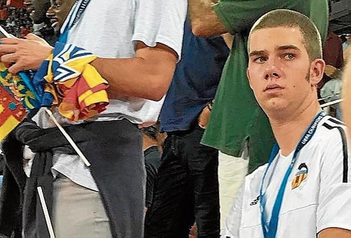 Juan Urdangarin, en Mestalla