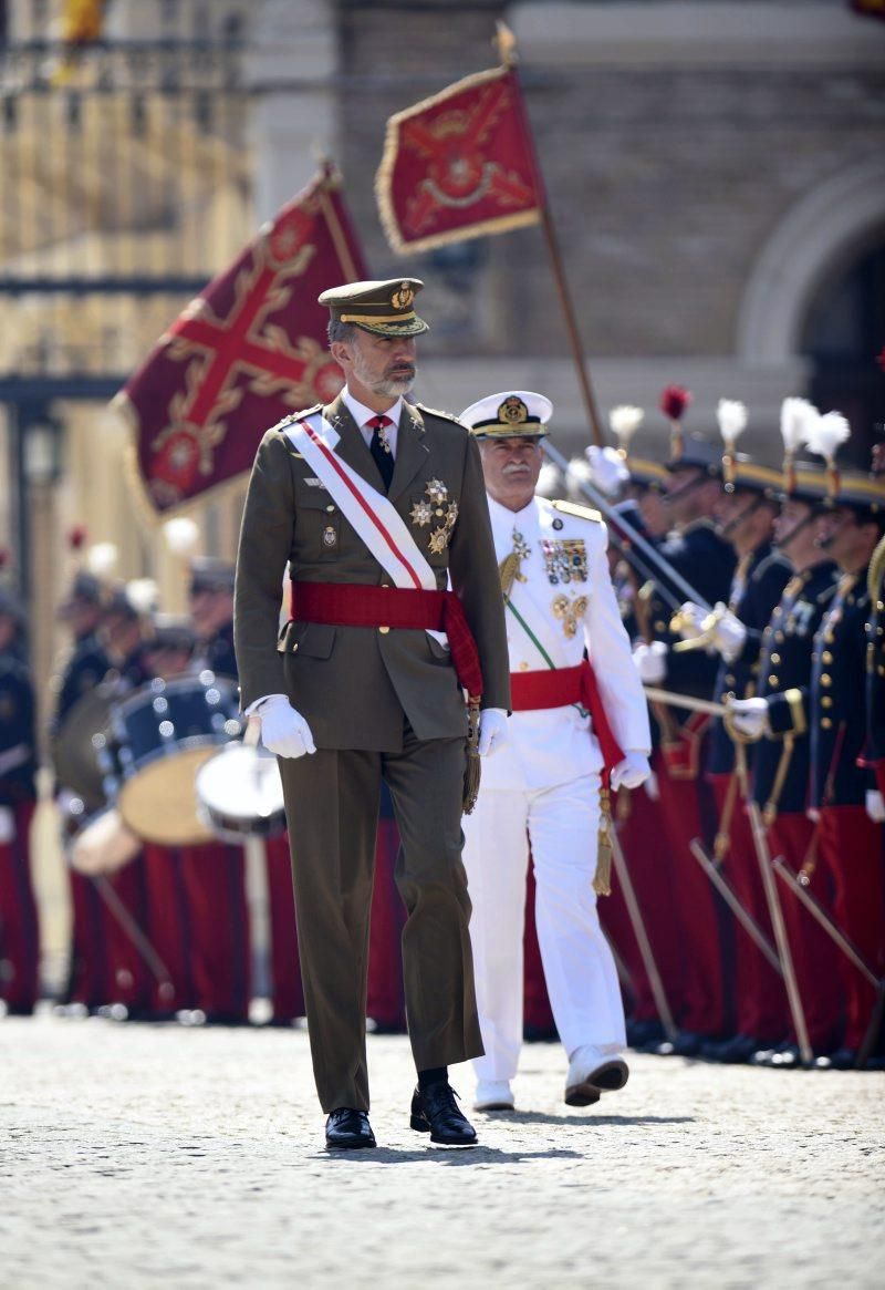 Visita de Felipe VI a la Academia General Militar de Zaragoza