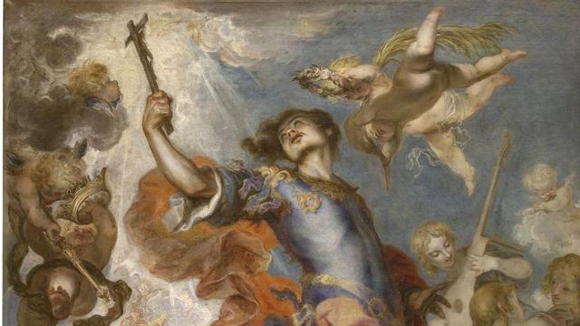 Detalle de la obra "El triunfo de San Hermenegildo"