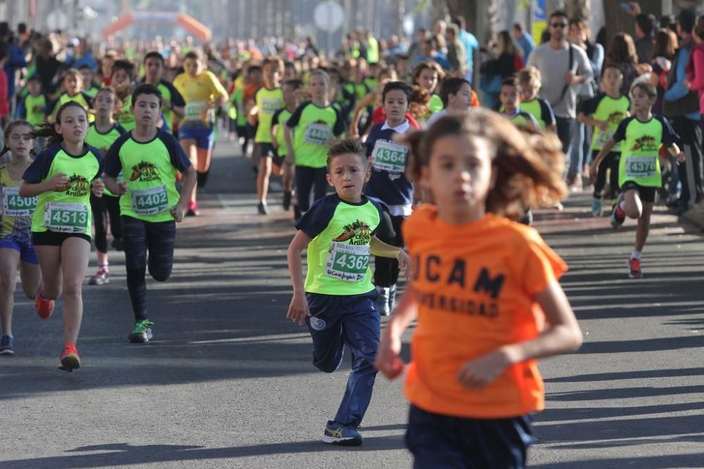 1/4 milla en categorías Benjamín y Prebenjamín