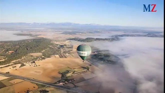 Vorgeschmack auf die EM: Im Heißluftballon über Mallorca