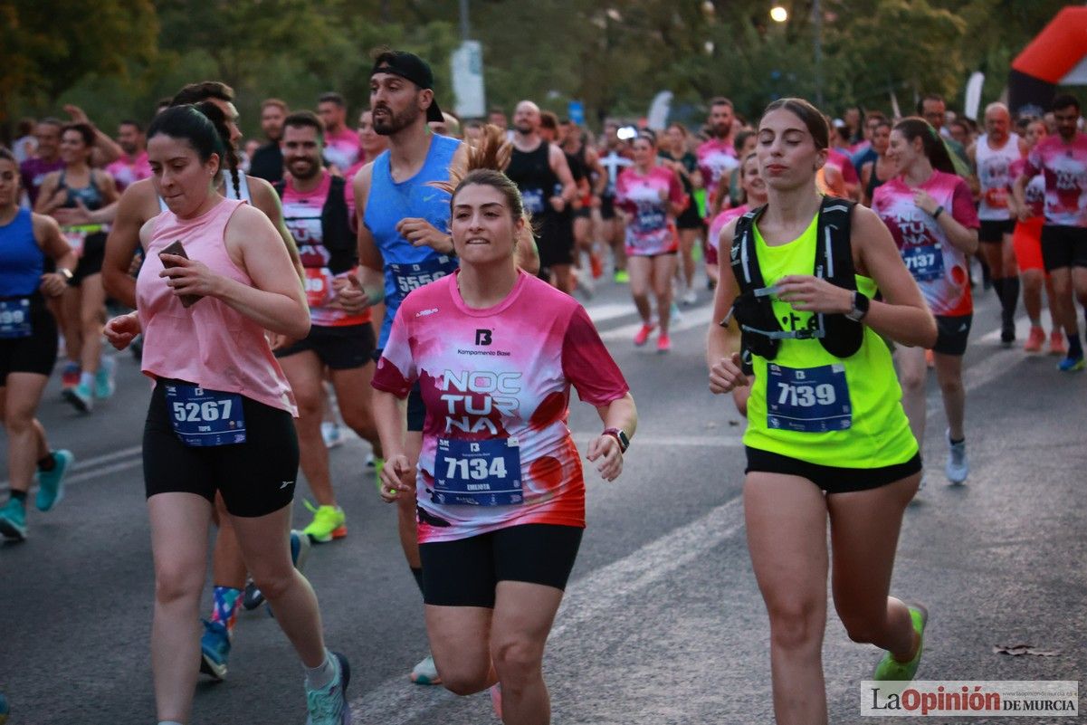 Las mejores imágenes de la carrera nocturna de Murcia