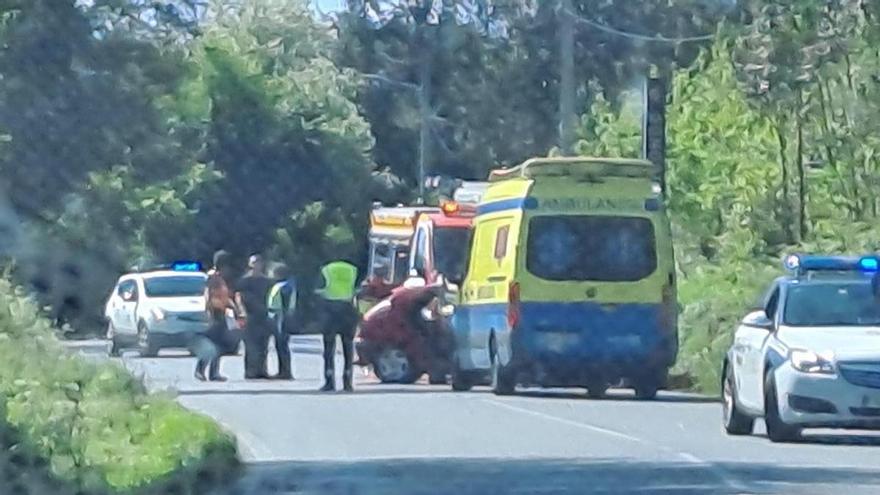 Excarcelado el conductor de un vehículo en un accidente que se saldó con dos heridos en Bergondo