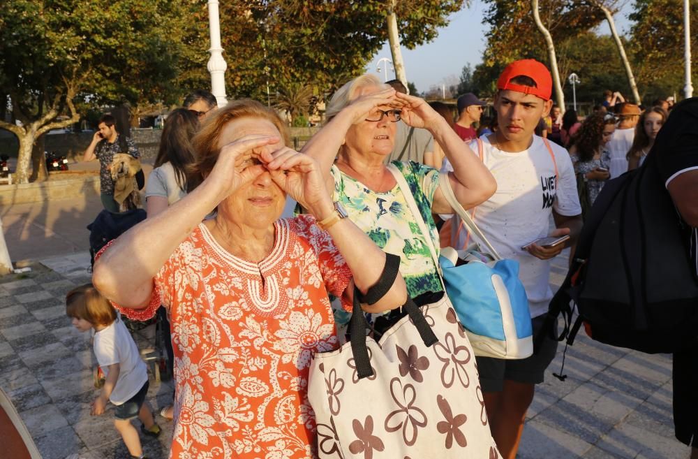 Vigo fue el mejor lugar de la Península para disfrutar del eclipse de sol