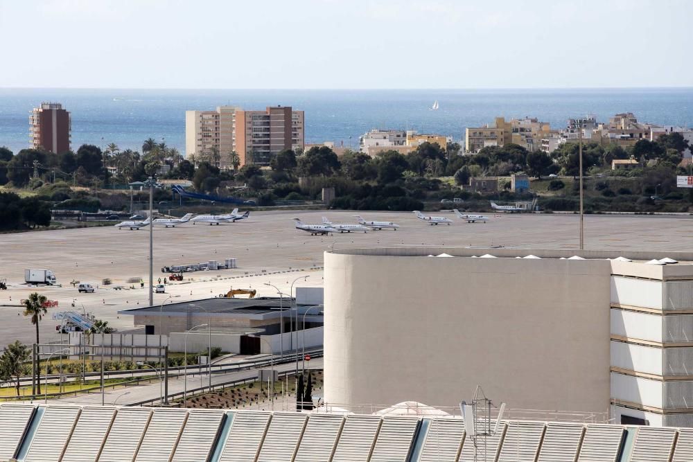 Torre de control a 66 vuelos por hora