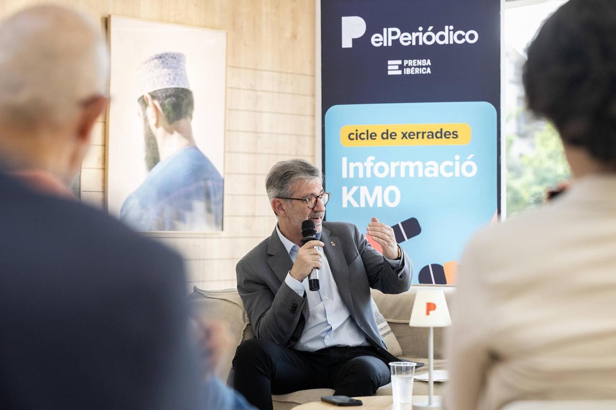 El alcalde de Sant Cugat, Josep Maria Vallès (Junts) en el encuentro con El Periódico El alcalde de Sant Cugat, Josep Maria Vallès (Junts) en el encuentro con El Periódico