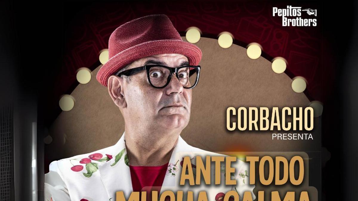 Espectáculo de Corbacho tendrá lugar este viernes en el Teatro Municipal