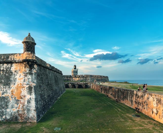 Castillo de San Felipe del Morro, en el extremo norte de San Juan