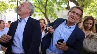 Feijóo empuja a Azcón a ser el candidato del PP al Gobierno de Aragón