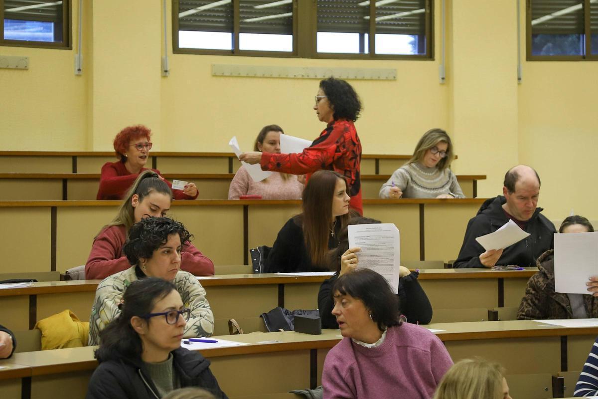 Aspirantes durante unas oposiciones del SES, en una imagen de archivo.