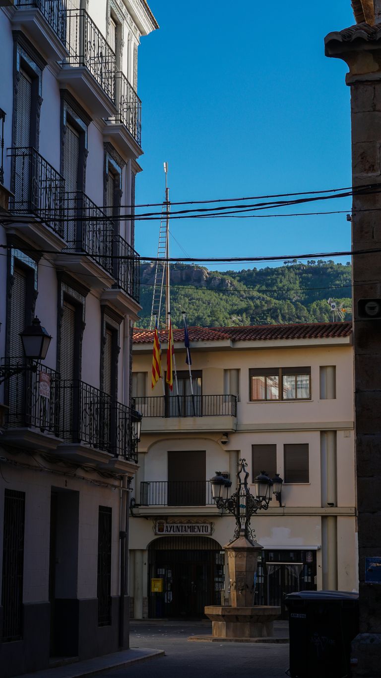 Montanejos, Valencia, España , vistas de sus calles principales