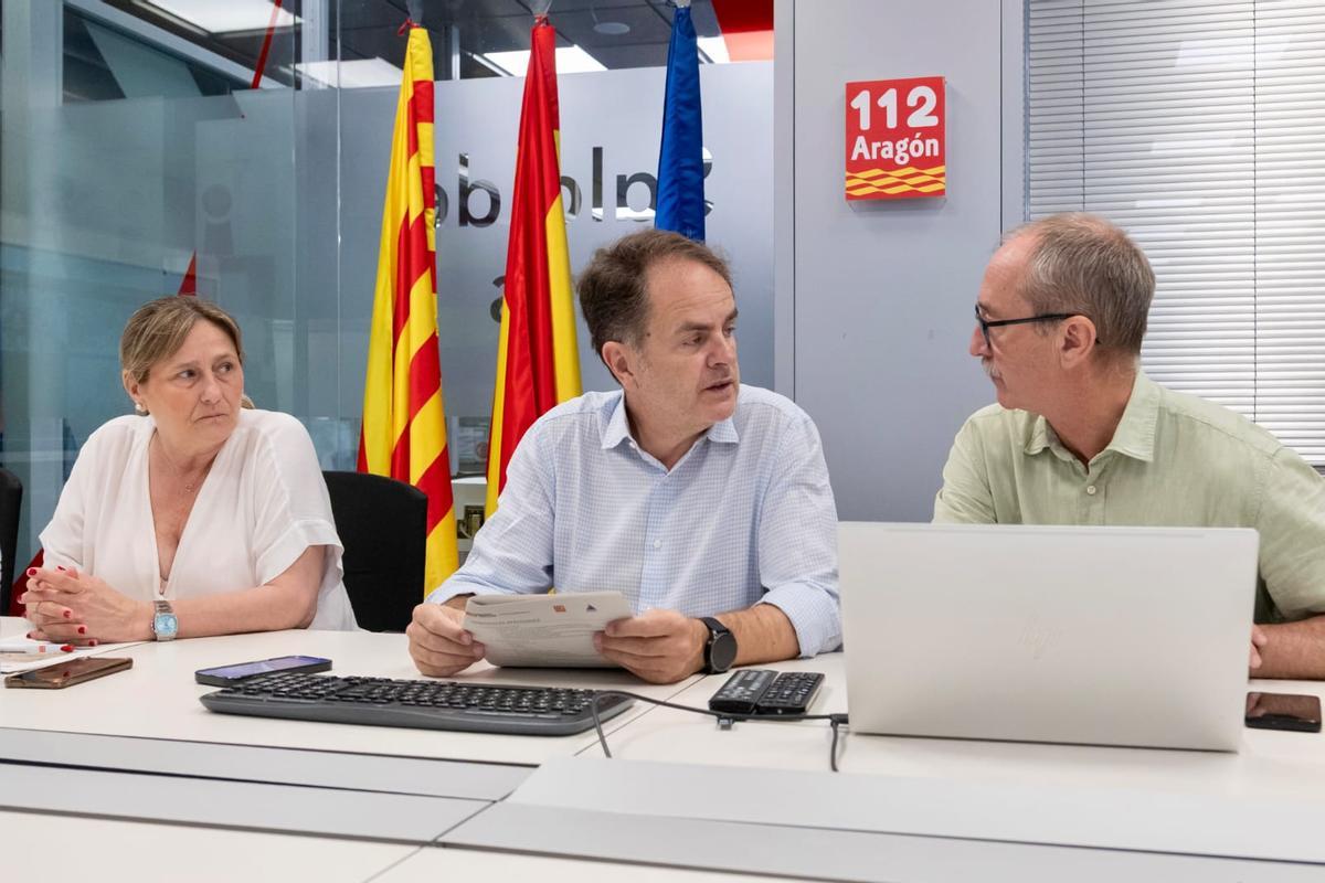 El consejero de Interior, Roberto Bermúdez de Castro, en el Cecopi de este sábado.