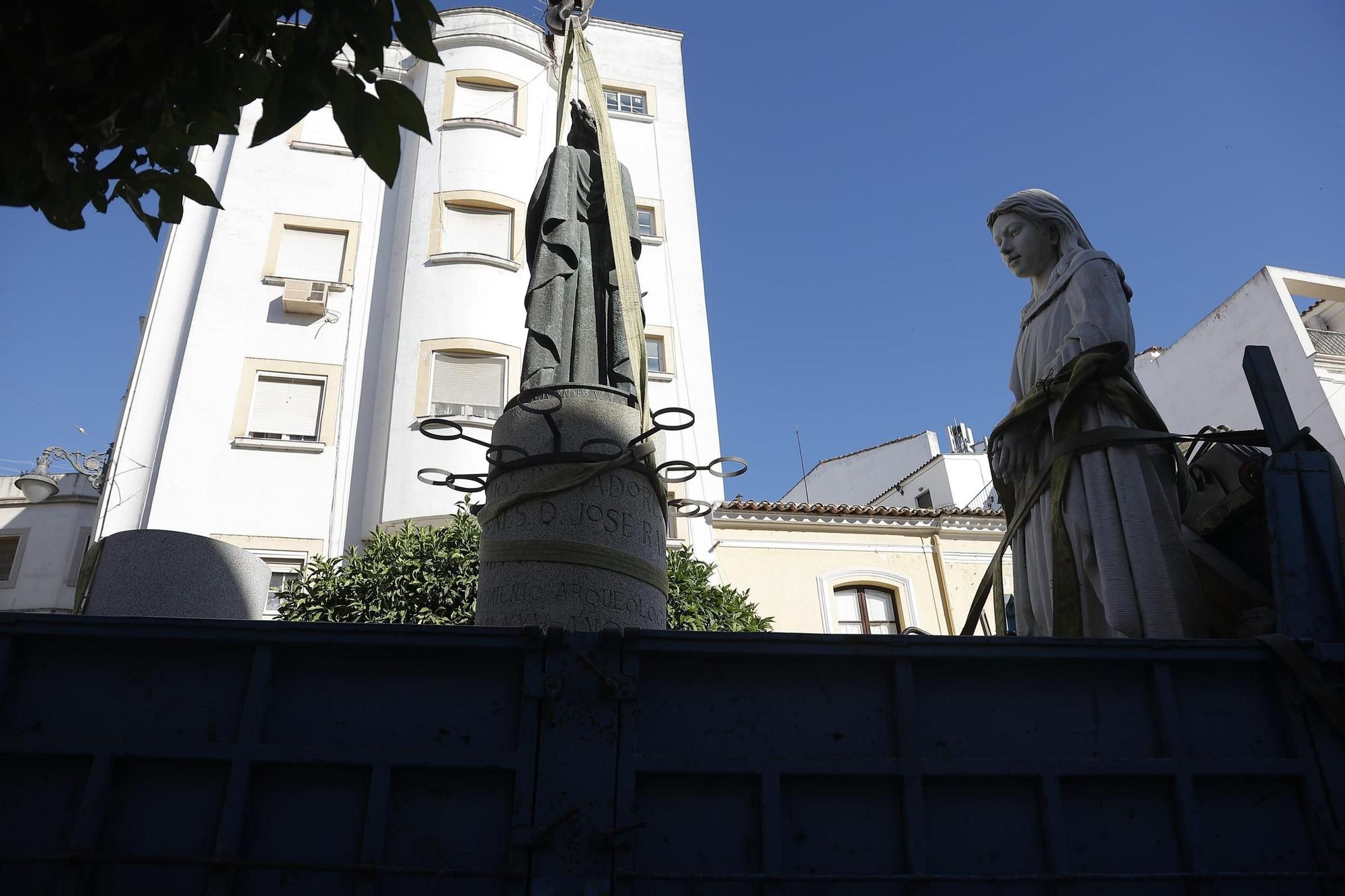 La mártir Santa Eulalia, en la Puerta de la Villa