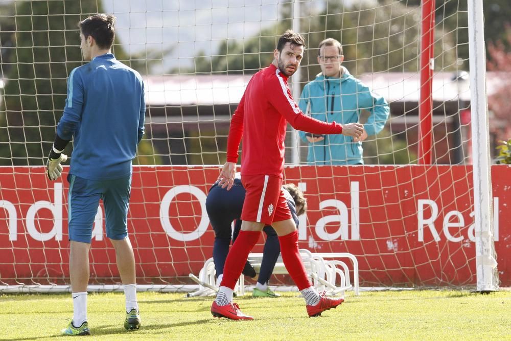 Entrenamiento del Sporting