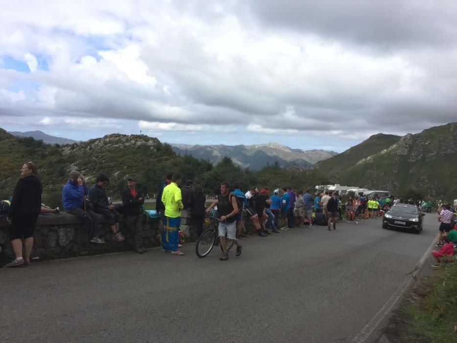 Vuelta ciclista a España. Lagos de Covadonga