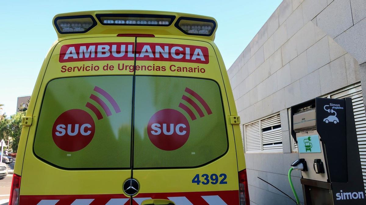 Una ambulancia del SUC en una imagen de archivo.