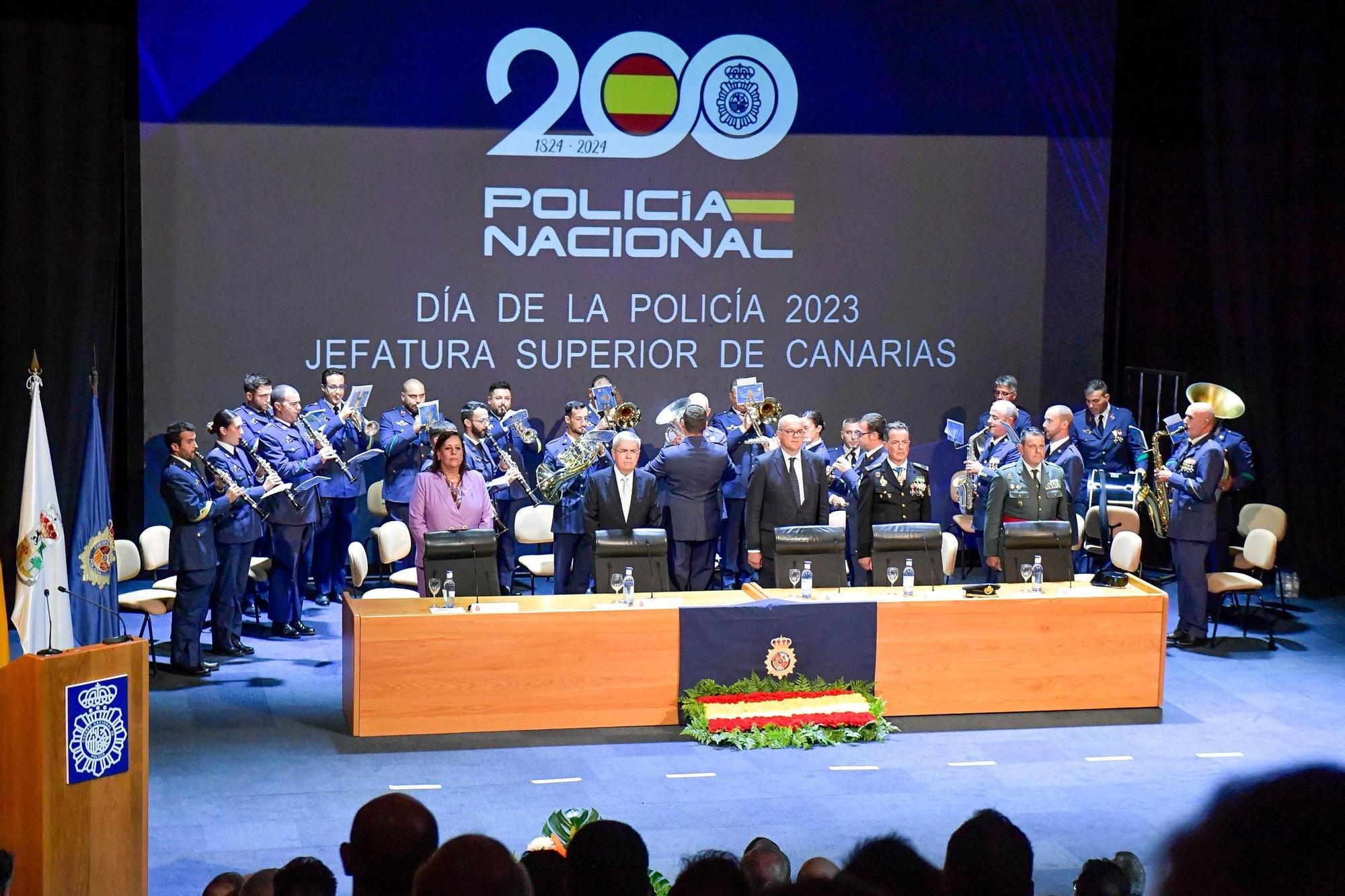 Acto del Día de la Policía en San Bartolomé de Tirajana