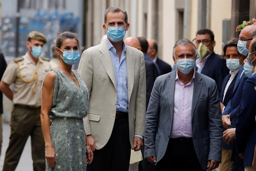 Primera visita de los Reyes de España a Canarias tras la pandemia del coronavirus