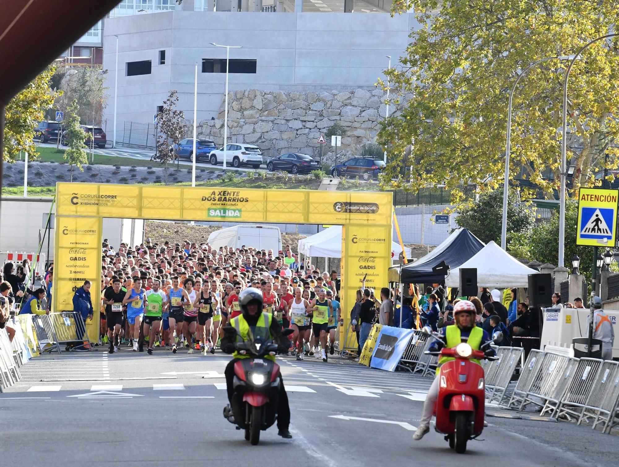 Más de mil corredores completan la carrera popular de Matogrande a Xuxán