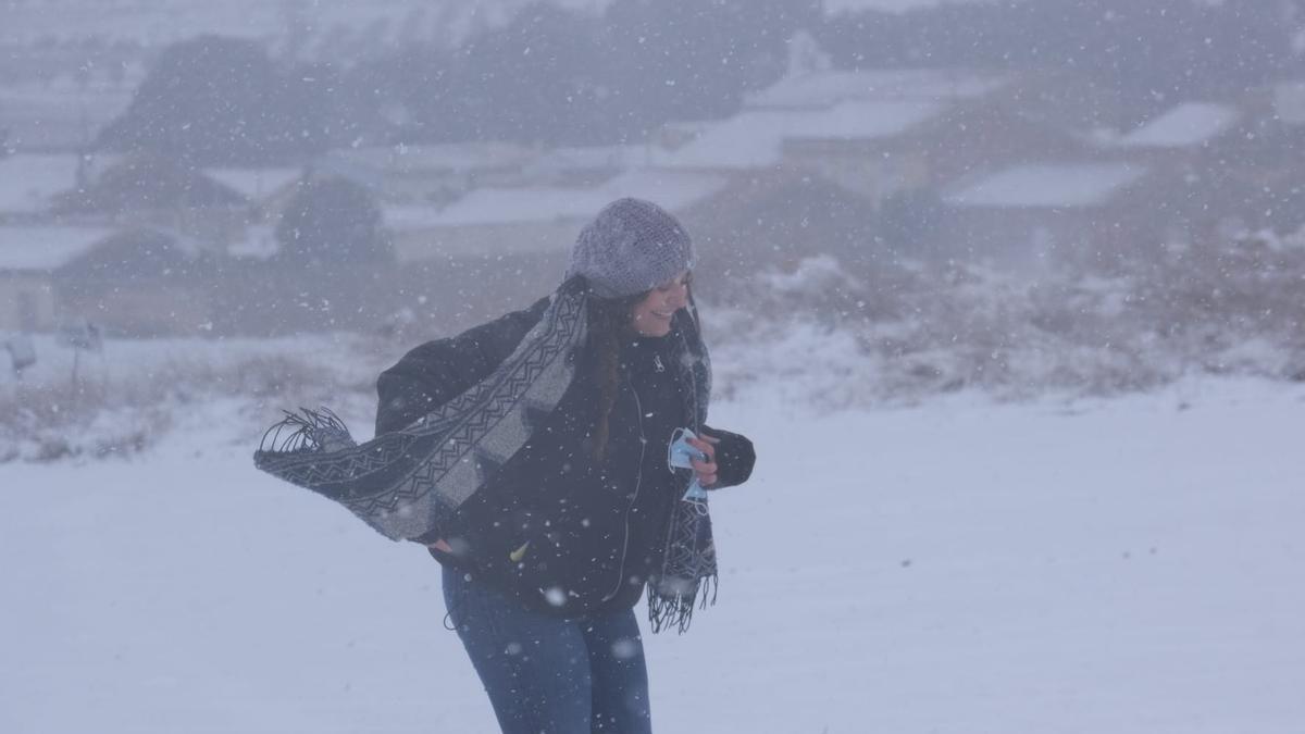 Nieve en La Encina.