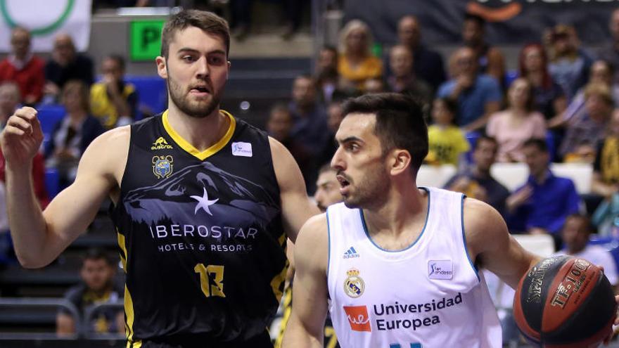 Tobey, ante el Madrid de Campazzo.