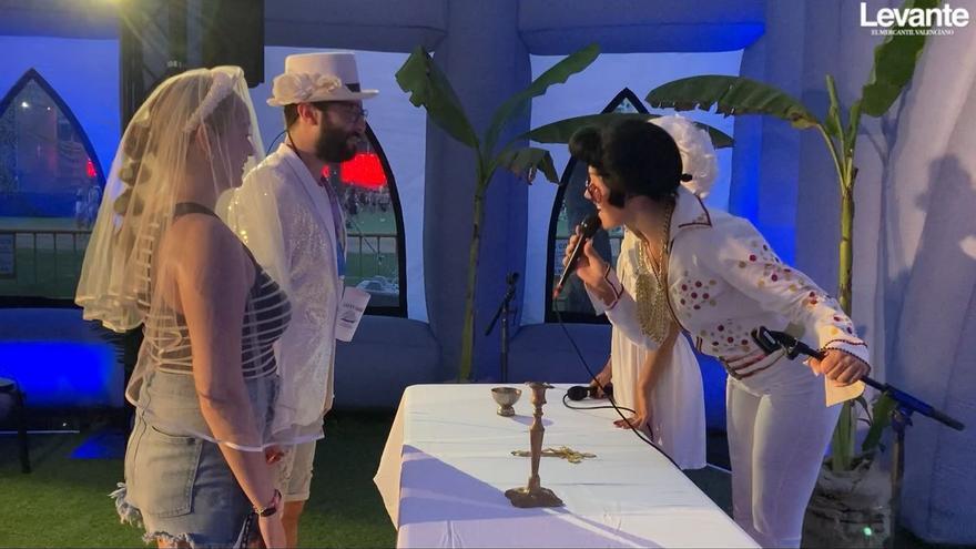 Una boda en el Medusa Festival al más puro estilo Las Vegas