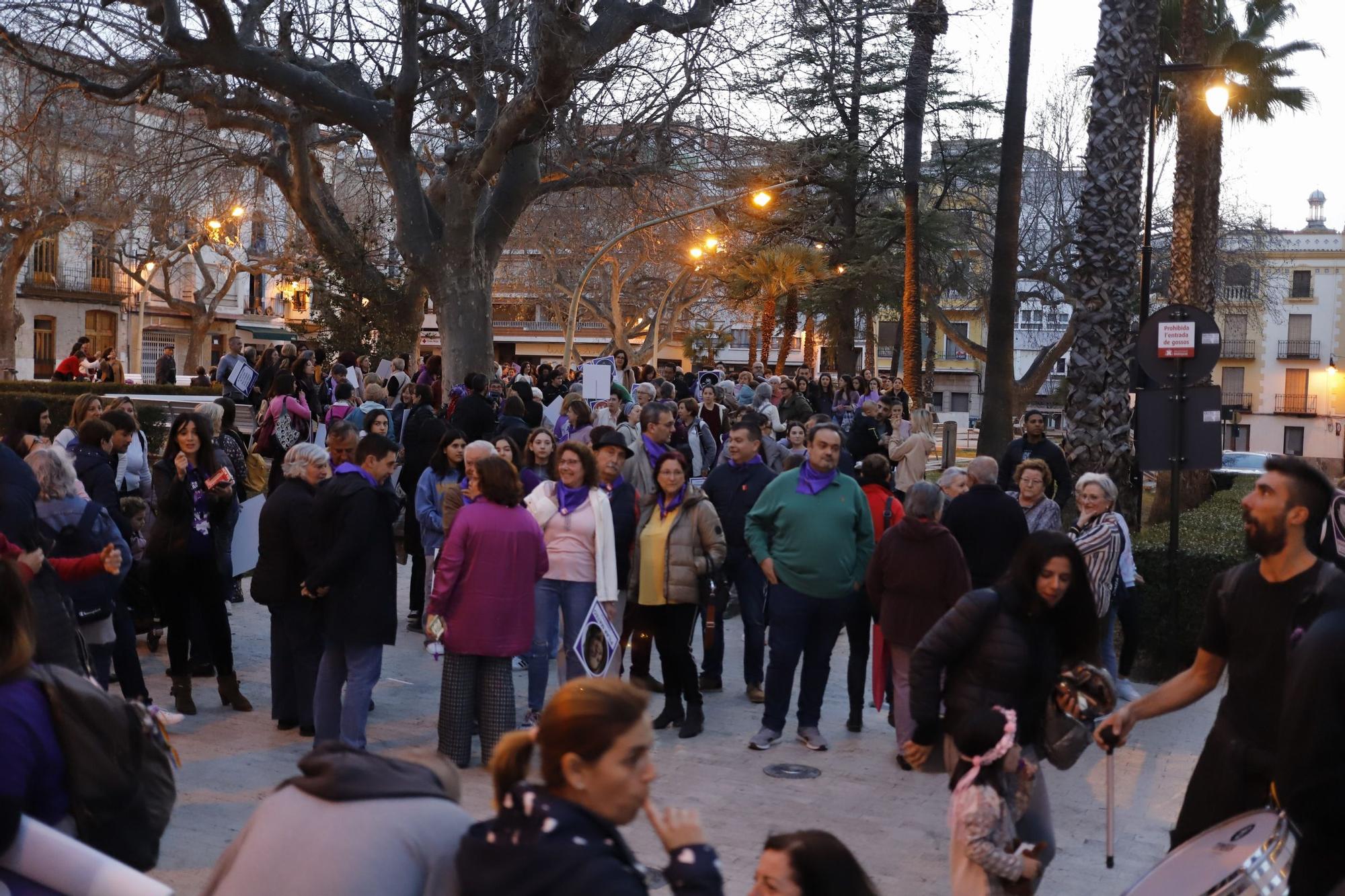 Manifestaciones y actos por el 8M en Ontinyent y Xàtiva