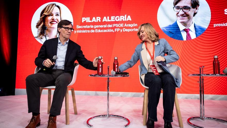 Directo | Salvador Illa y Pilar Alegría se reencuentran en Zaragoza para abordar la relación entre Aragón y Cataluña