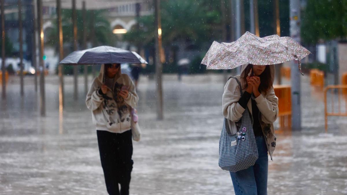 Vuelven las lluvias a la Comunitat Valenciana.