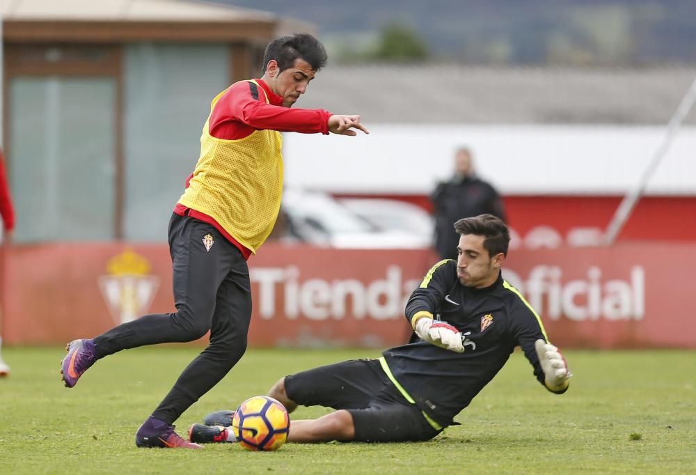 Entrenamiento del Sporting