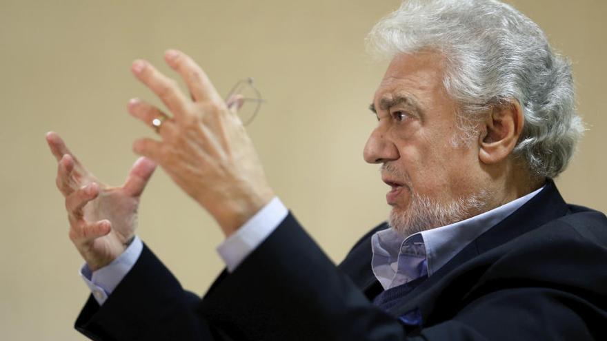 El cantante Plácido Domingo.