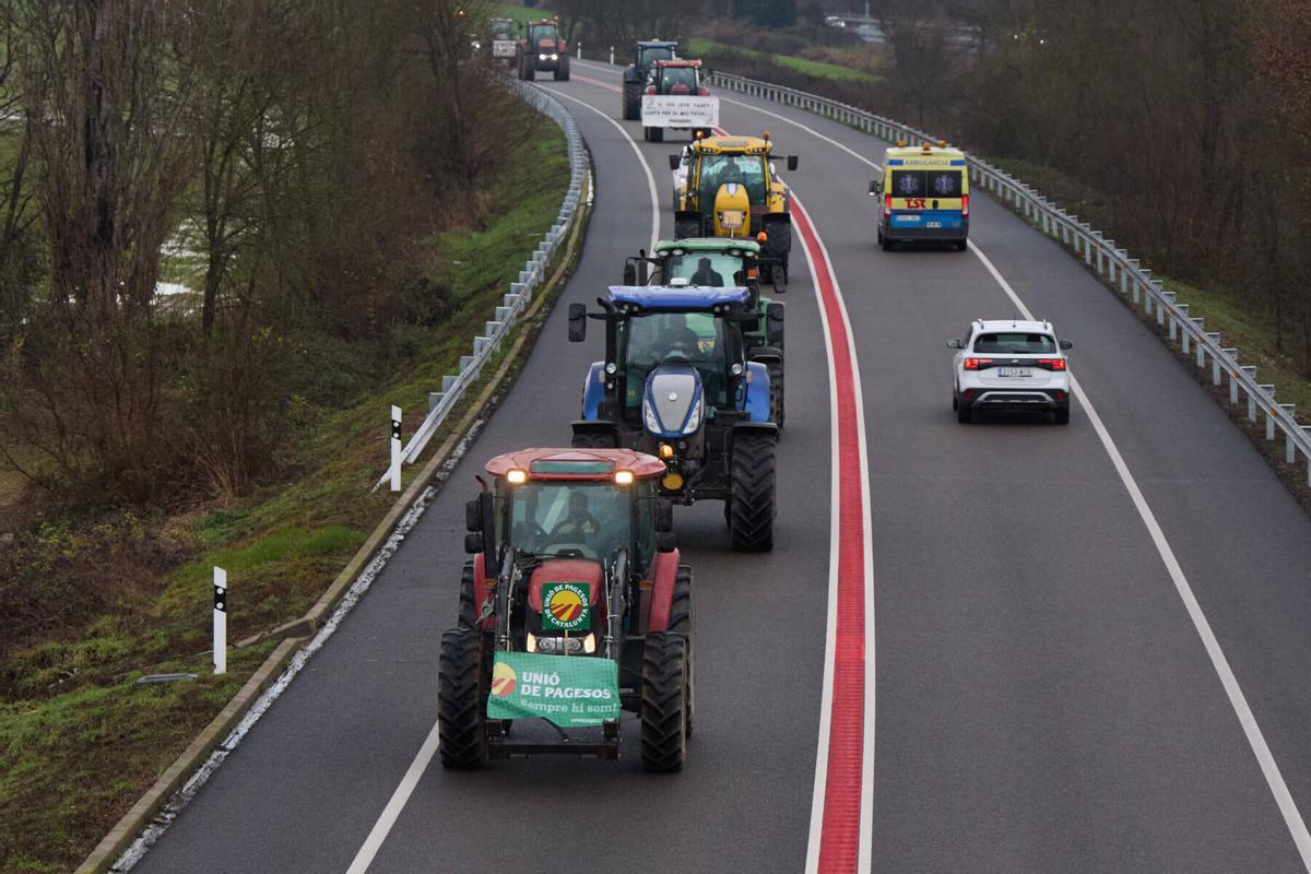 Tractorada a l´Eix Transversal