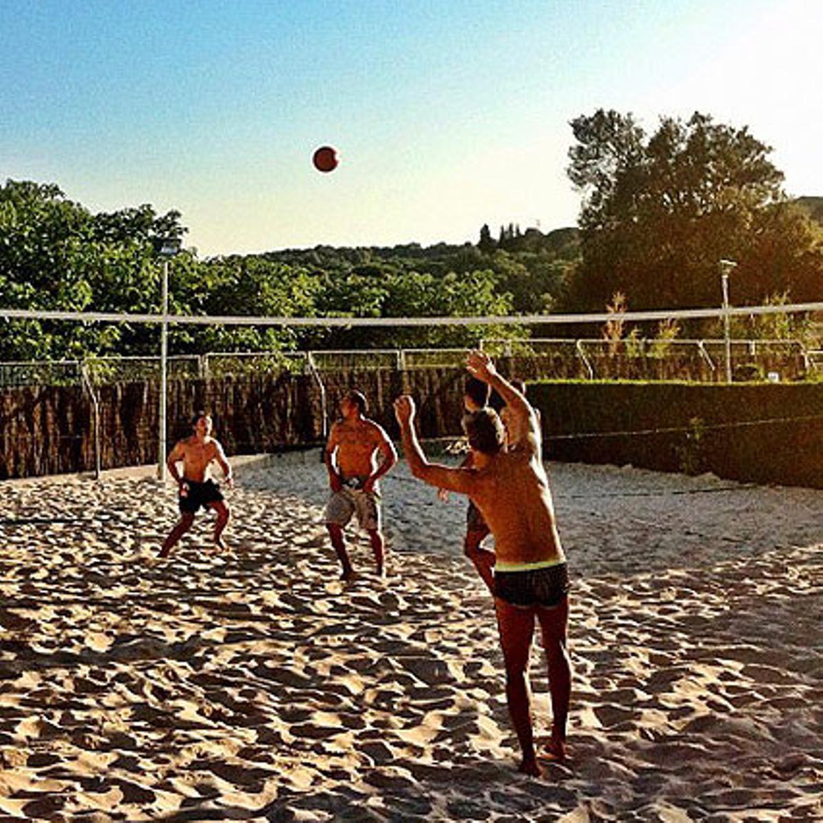A La Garriga tenemos sobre todo una playa para jugar a voleibol!