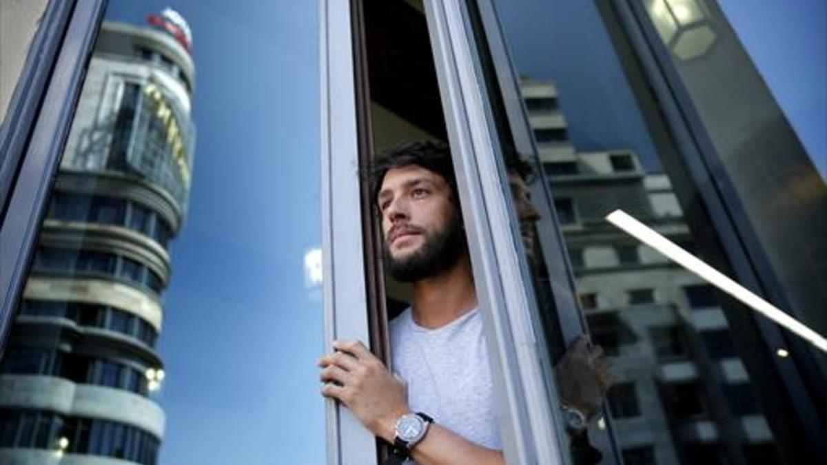 Iñigo Álvarez Leiva, en las oficinas de su empresa situadas en plena Gran Vía madrileña