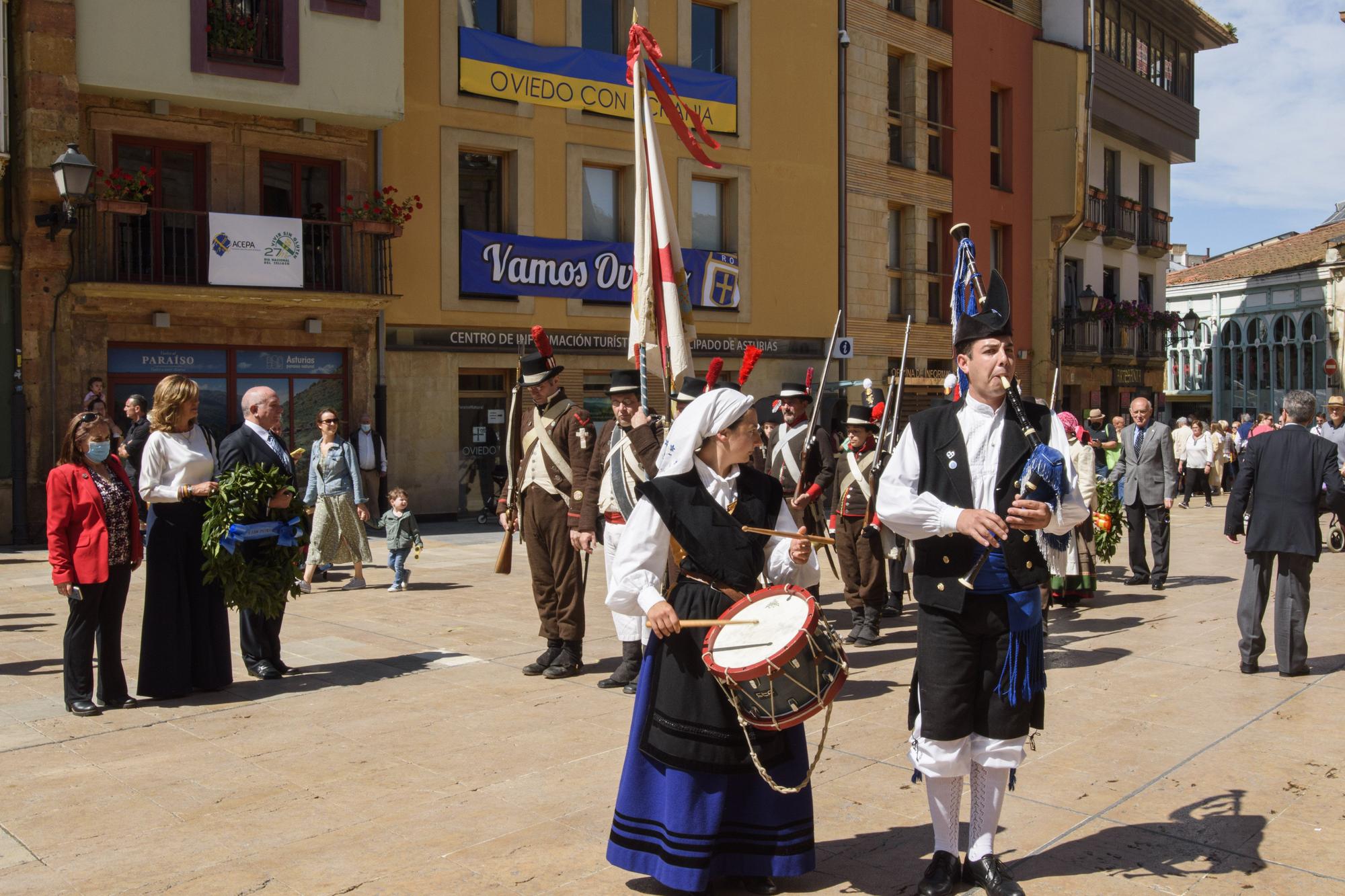 En imágenes: así fue la recreación en Oviedo de la revolución asturiana contra los franceses