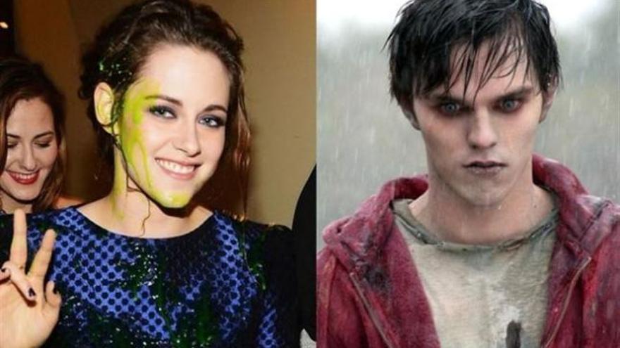 Nicholas Hoult junto a Kristen Stewart