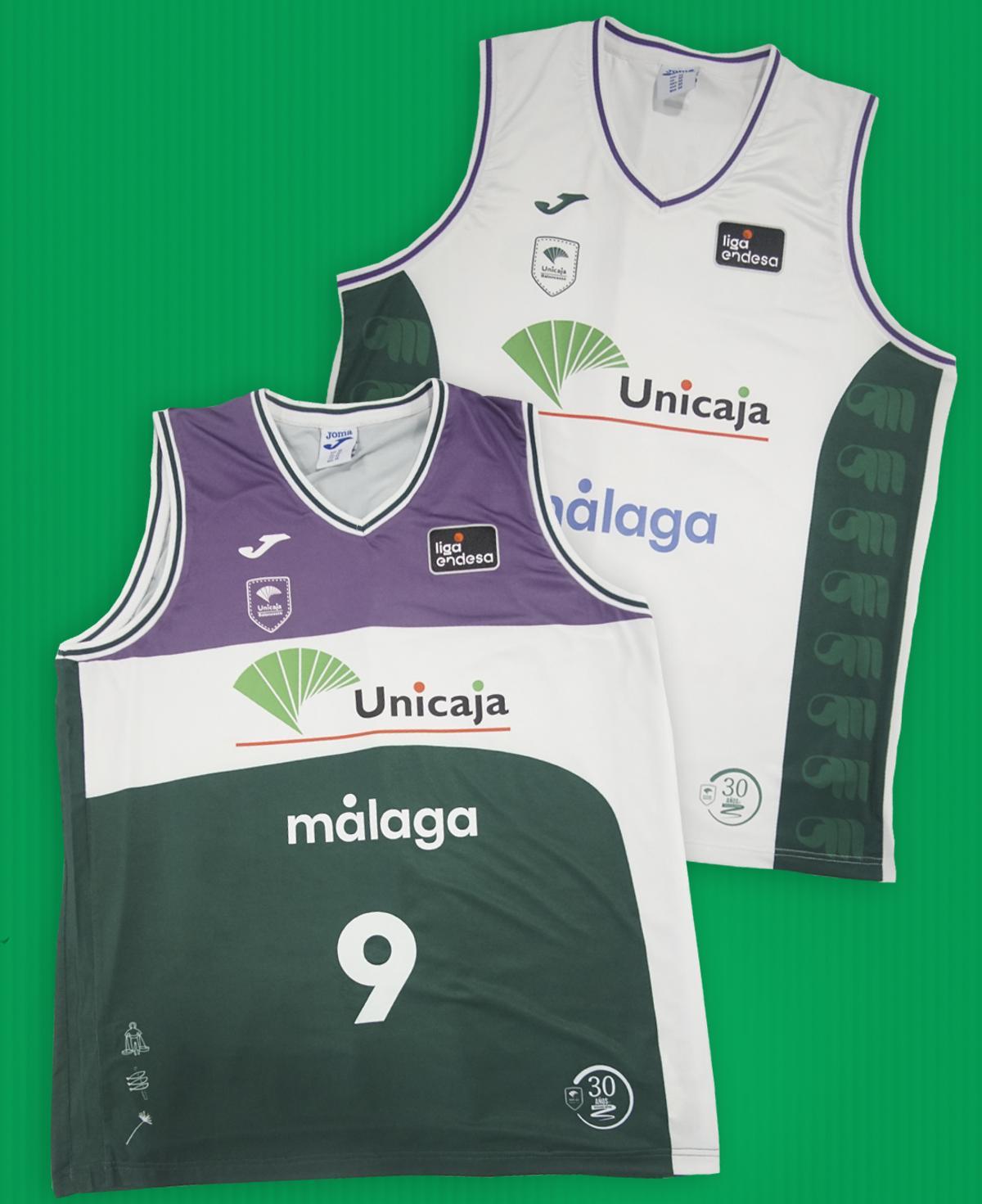 Presentación de nuevas camisetas del Unicaja para la temporada 2022/2023