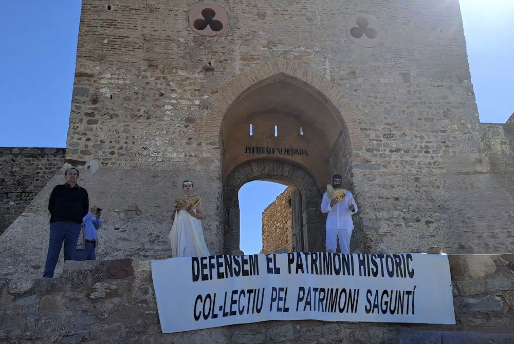 Movilización por una mayor inversión en el Castillo de Sagunt