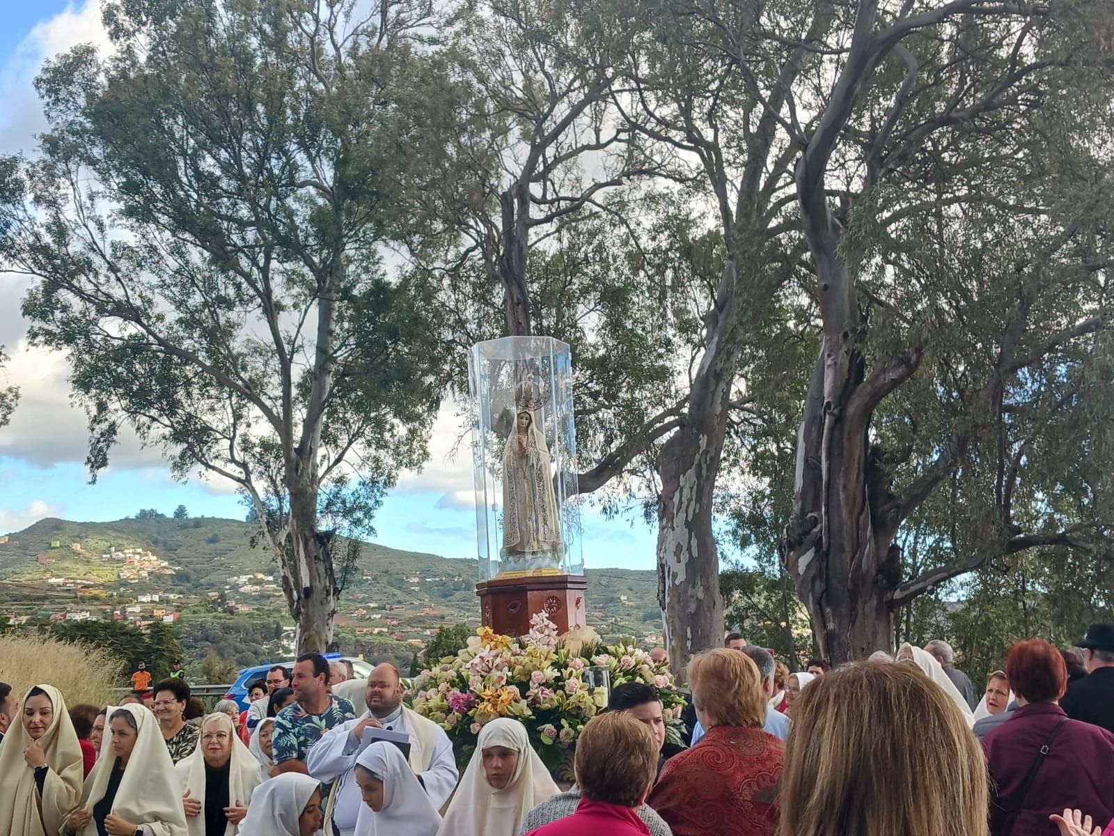 Recreación de la Llegada de la Virgen de Fátima a San Mateo
