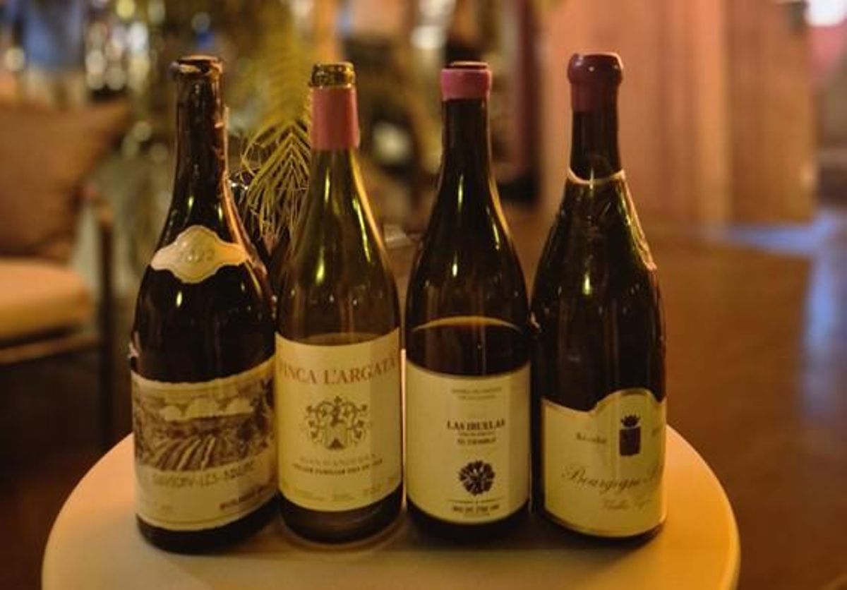 Selección de vinos del restaurante Char.