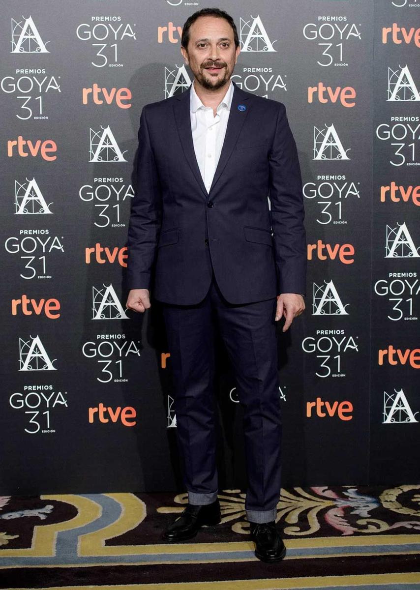 Luis Callejo en el cóctel de nominados de 'Los premios Goya 2017'