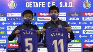 Así ha sido la presentación de Aleñá y Kubo con el Getafe