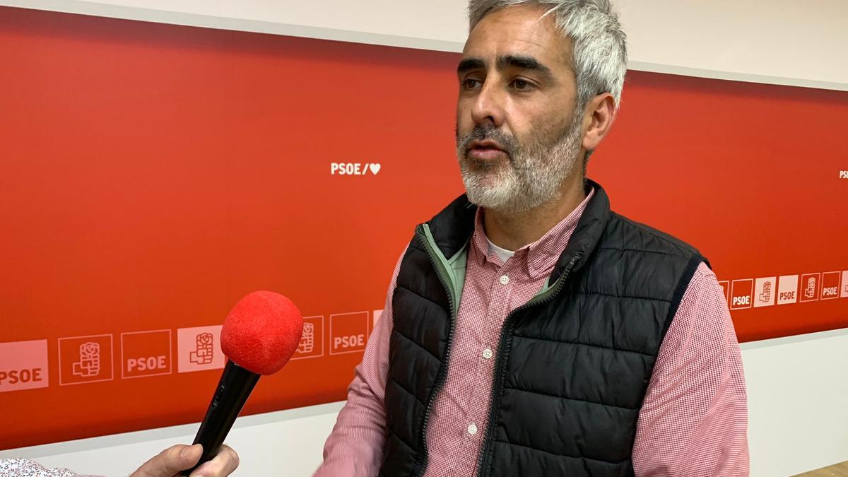 El portavoz del PSOE en Elche, Vicente Agulló.