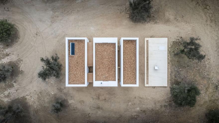 Vista aérea de la casa ‘Es Pou’, situada en Formentera, del arquitecto Marià Castelló. | M. C.