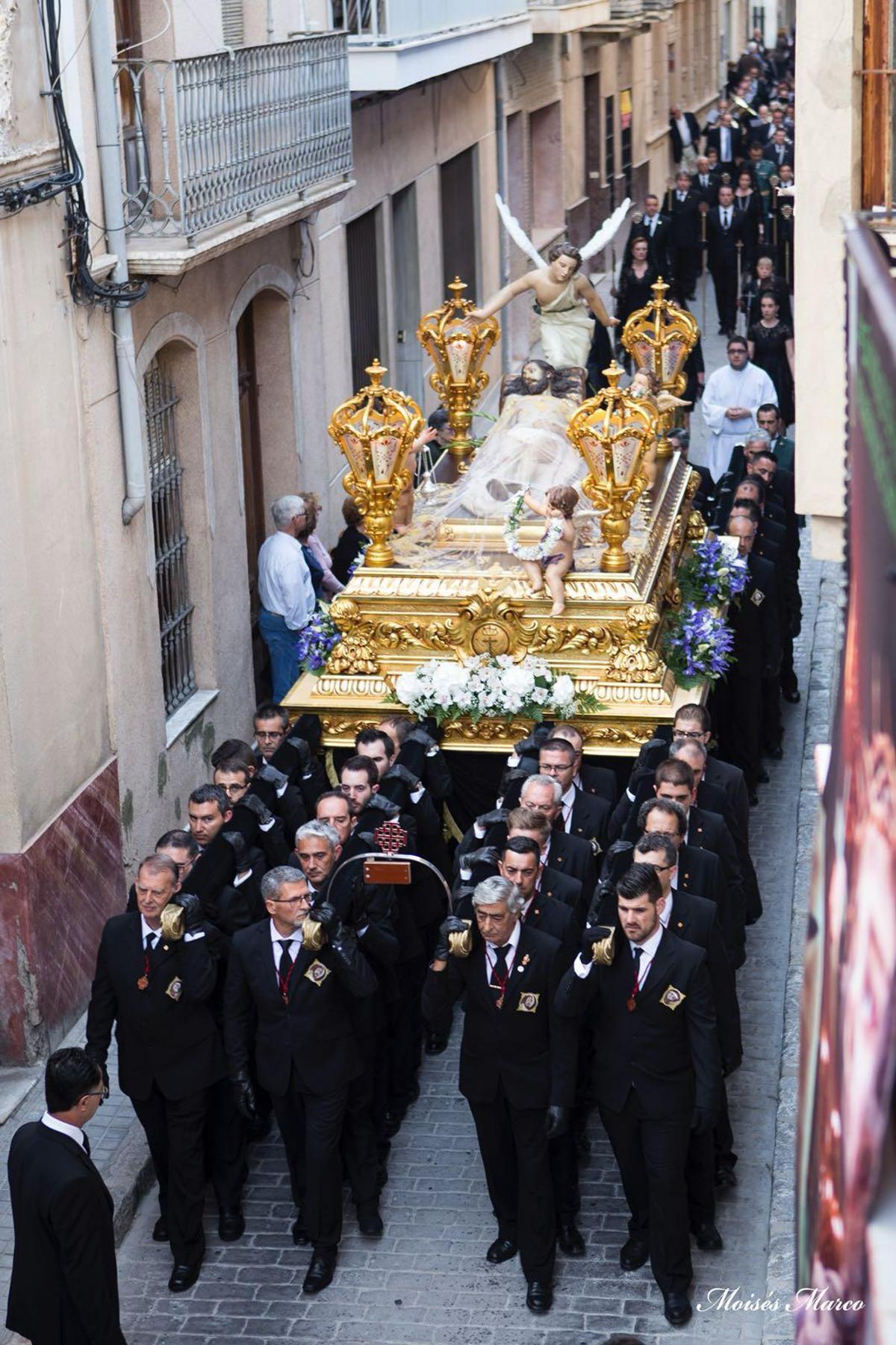 Paso del Santo Sepulcro del Sábado Santo en Callosa de Segura