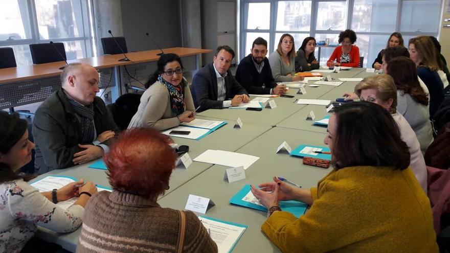 Reunión de ayer del Consejo Sectorial de la Mujer de Lorca.