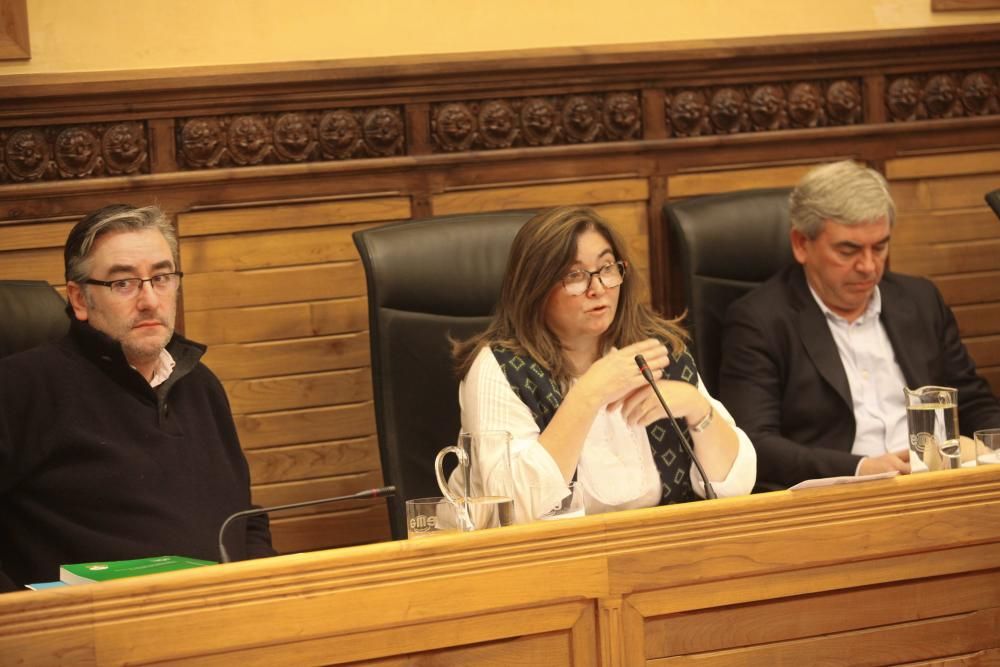 Pleno municipal en Gijón.