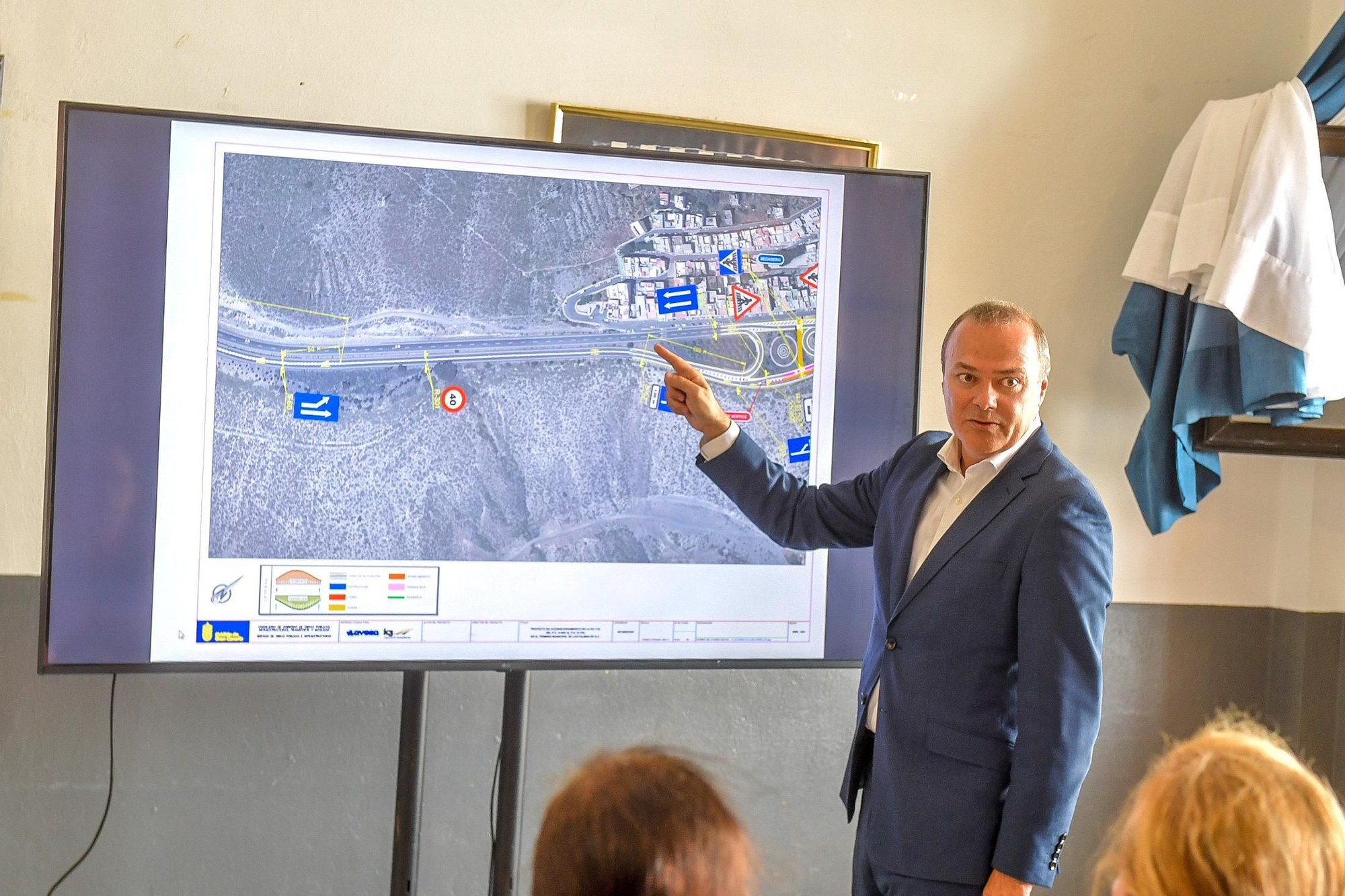 Presentación de las obras para acondicionar un acceso seguro para los peatones en El Secadero