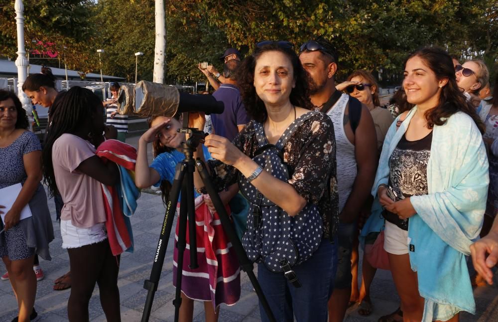 Vigo fue el mejor lugar de la Península para disfrutar del eclipse de sol