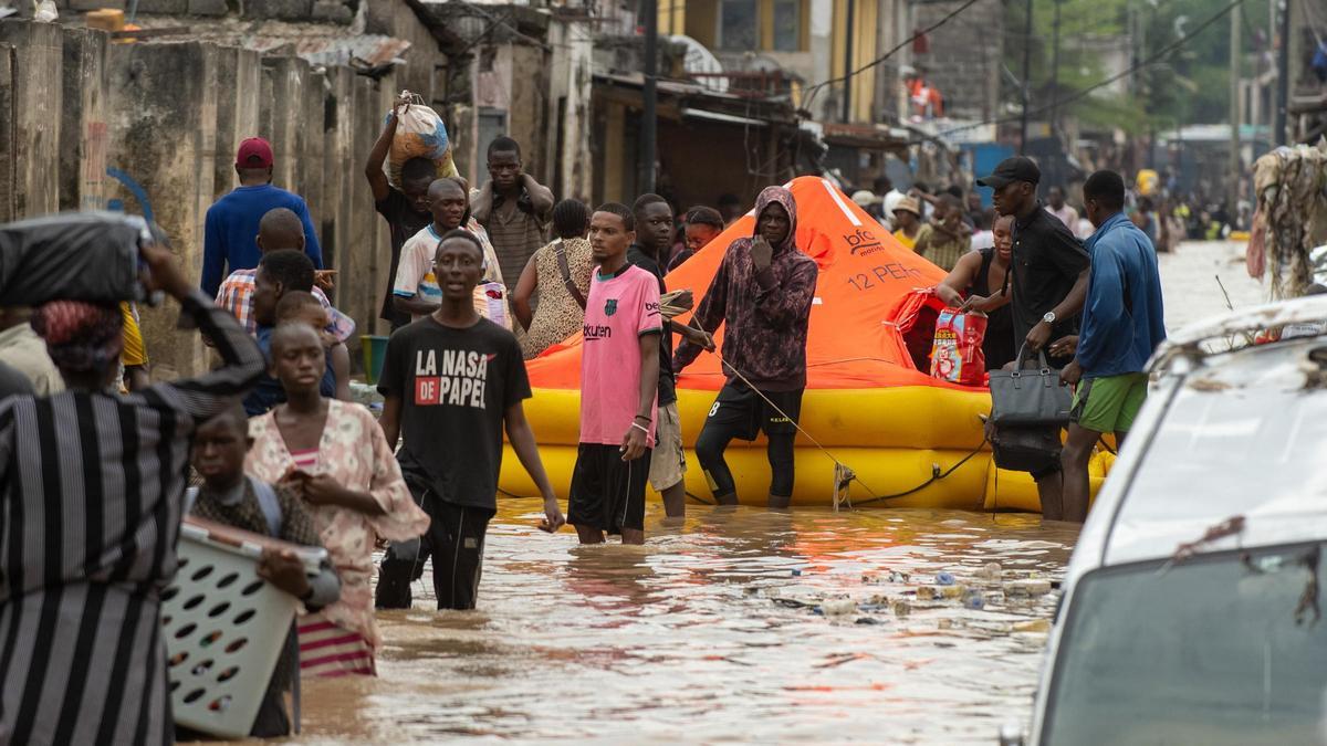 Suben a 43 los muertos por las lluvias torrenciales en la capital de la RD del Congo